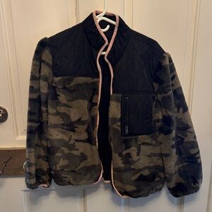 Rails Camouflage Fleece Jacket